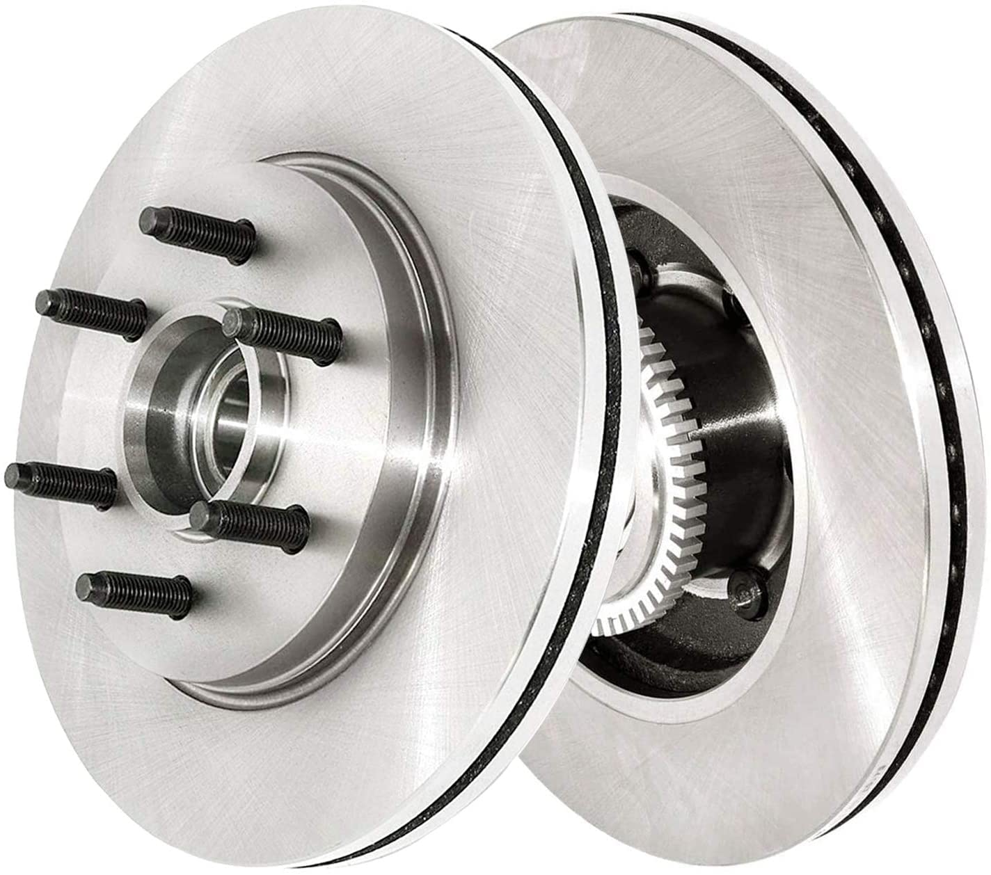 Detroit Axle - Front Brake Kit for Chevy GMC Silverado Sierra Suburban Savana Express Yukon XL 1500 Tahoe Avalanche Escalade ESV EXT XTS Brake Rotors Ceramic Brakes Pads : 12.99" inch Rotor