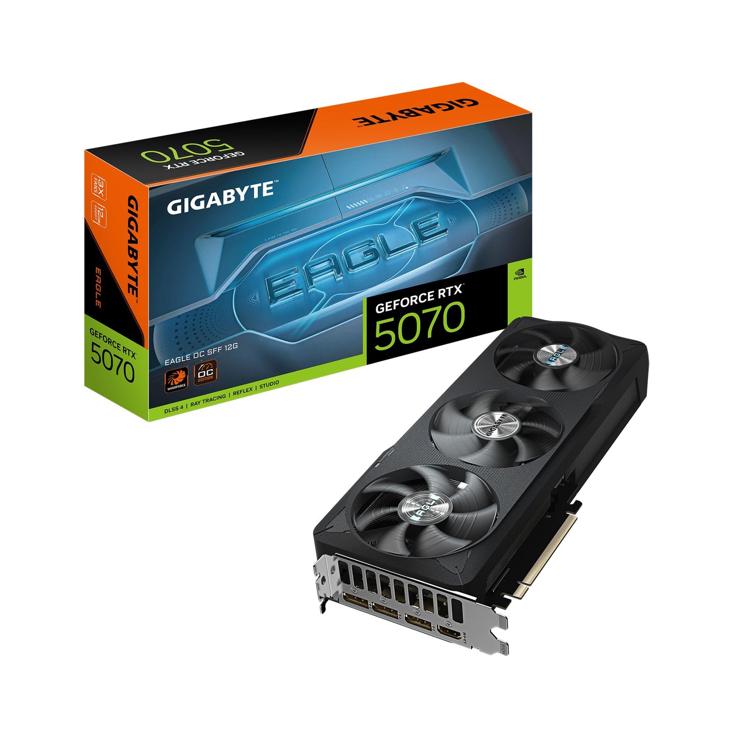 GIGABYTE GeForce RTX 5070 Gaming OC 12G Graphics Card, 12GB 192-bit GDDR7, PCIe 5.0, WINDFORCE Cooling System, GV-N5070GAMING OC-12GD Video Card