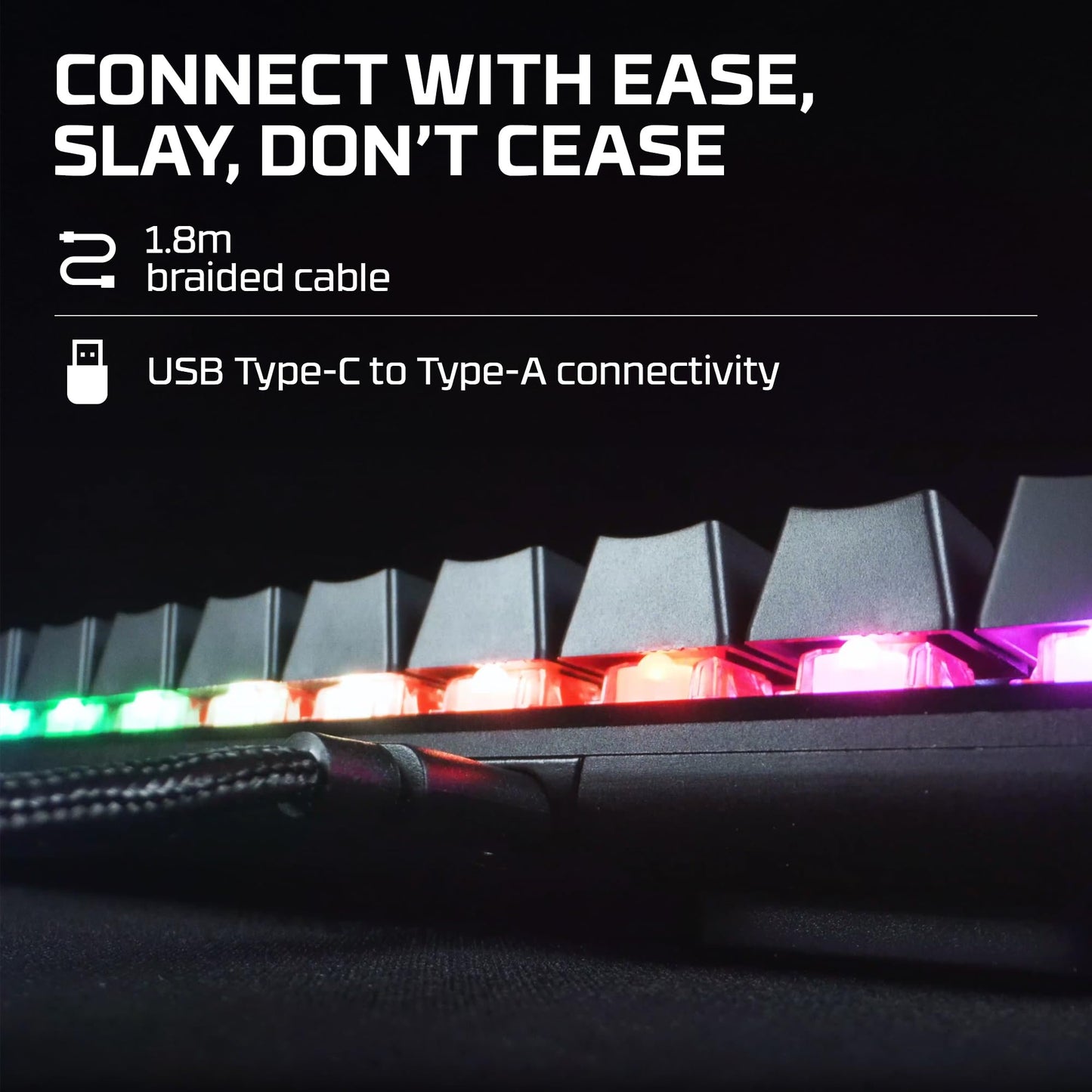 HyperX Alloy Origins 65 - Mechanical Gaming Keyboard – Compact 65% Form Factor - Linear Red Switch - Double Shot PBT Keycaps - RGB LED Backlit - NGENUITY Software Compatible,Black