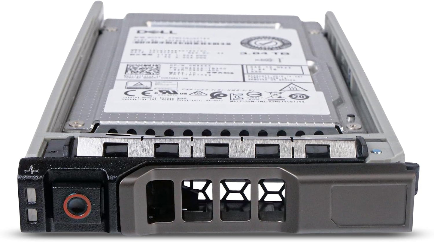Dell 3.84TB SAS 12Gb/s TLC 2.5in Enterprise PowerEdge Read-Intensive SSD for: R630, R730, R730xd, R830, R930, R620, R720, R720xd, R520, R420 0N85XX G13 (Renewed)