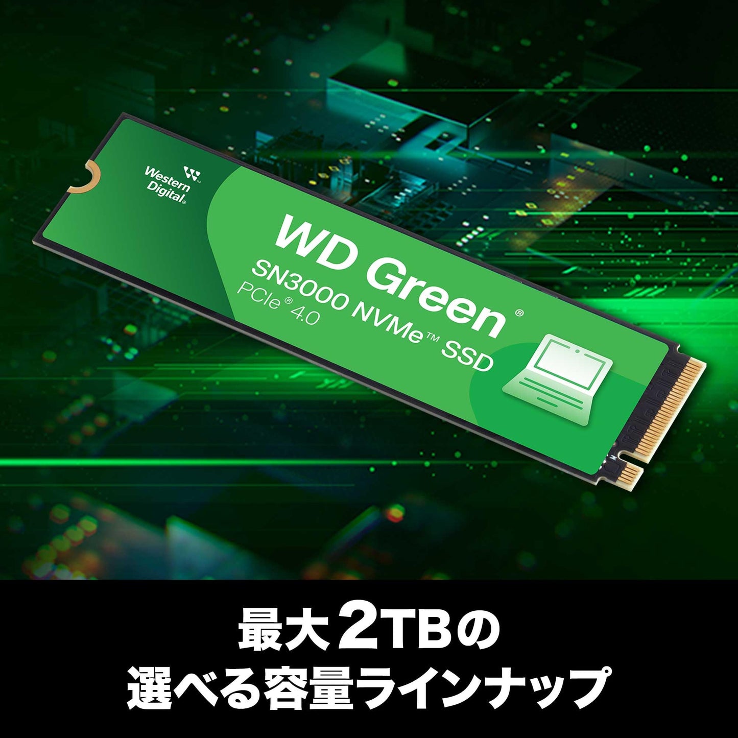 Western Digital 2TB WD Blue SN5000 NVMe Internal Solid State Drive SSD - PCIe Gen 4.0, M.2 2280, Up to 5,150 MB/s - WDS200T4B0E [New Generation]