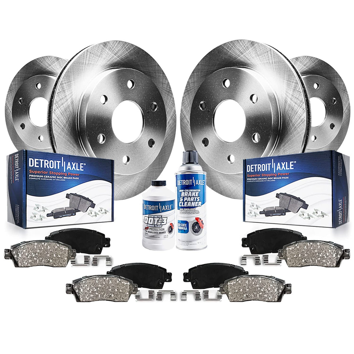 Detroit Axle - Brake Kit for 2006-2018 Toyota Rav4