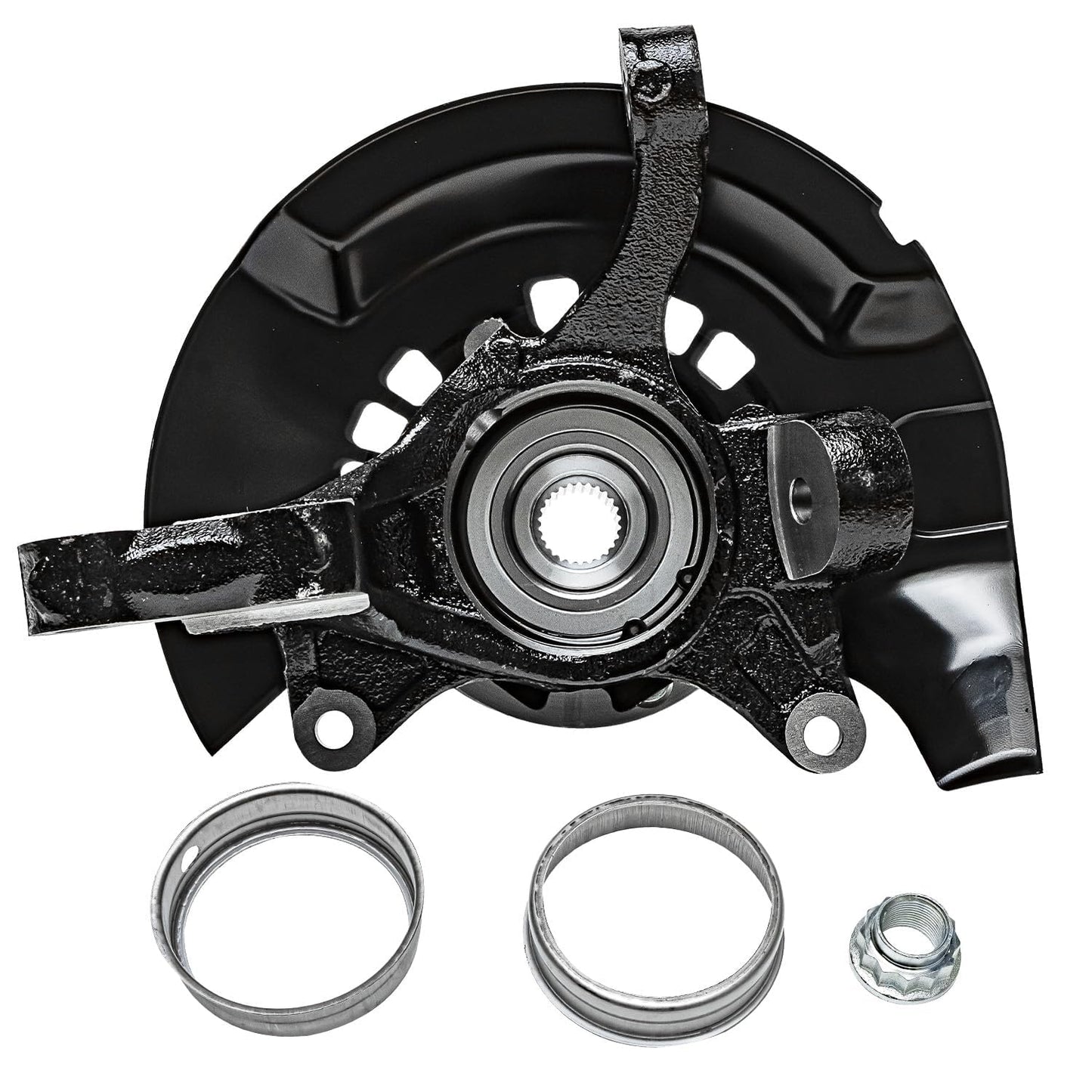 Detroit Axle - 6pc Rear Brake Kit for 2005-2016 Honda CR-V 2010-2018 RDX 2010 2011 2012 2013 2014 2015 2016 Disc Brake Rotors Ceramic Brakes Pads Replacement