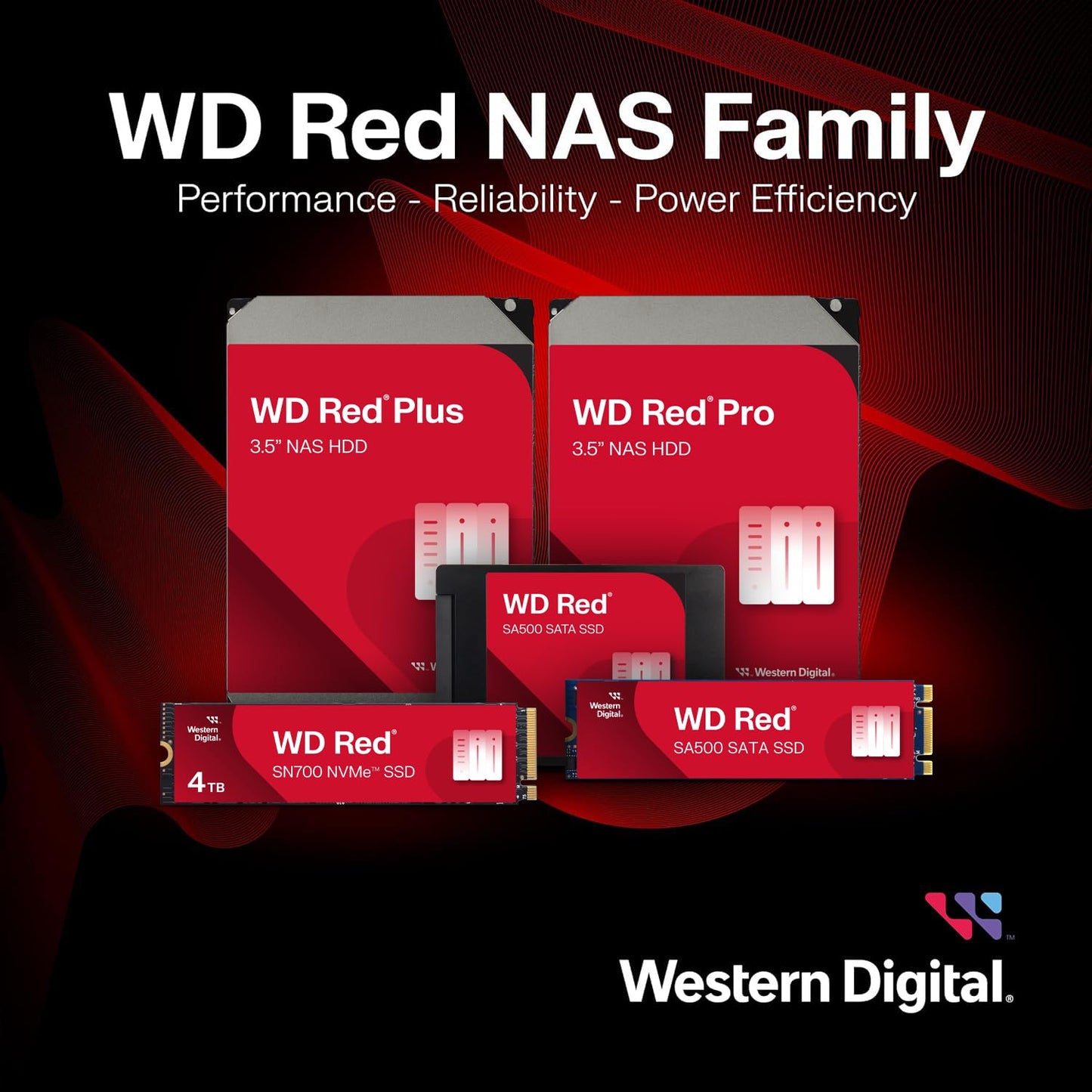 Western Digital 8TB WD Red Plus NAS Internal Hard Drive HDD - 5640 RPM, SATA 6 Gb/s, CMR, 256 MB Cache, 3.5" - WD80EFPX