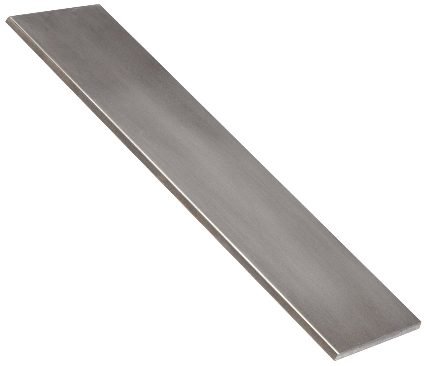 1018 Carbon Steel Rectangular Bar, Unpolished (Mill) Finish, Cold Finish, ASTM A108, 1/4" Thickness, 1" Width, 36" Length, OnlineMetals