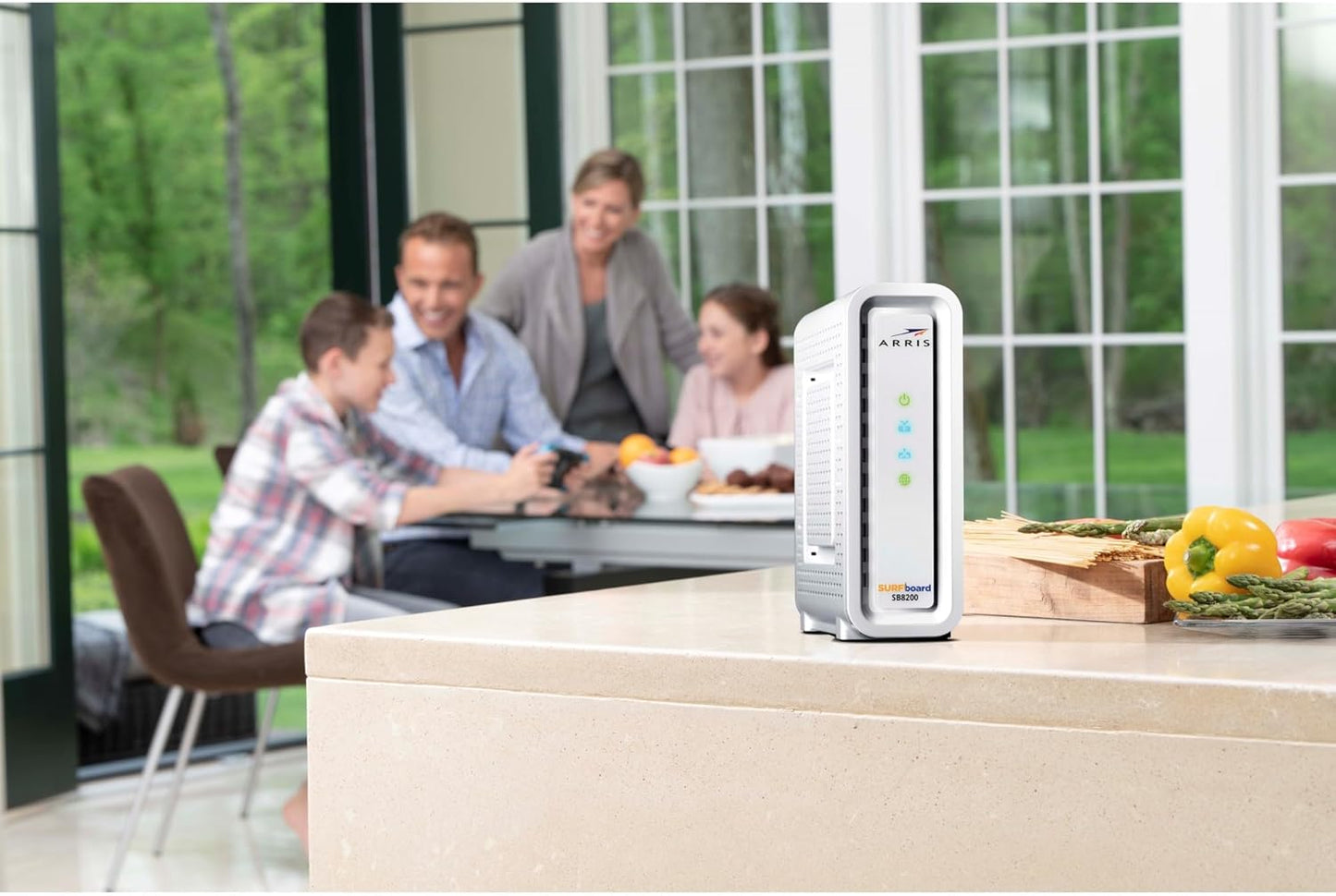 ARRIS (SB8200-RB) - Cable Modem - Fast DOCSIS 3.1 32x8 Gigabit Cable Modem , Approved for Comcast Xfinity, Cox, Charter Spectrum, & more | 1 Gbps Max Internet Speed, 4 OFDM Channels - Renewed