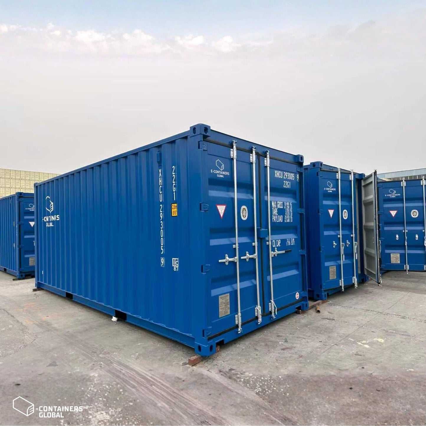 ECONTAINERS Shipping Container 40FT HC New | Steel Storage, Transport and Construction Container (40ft)
