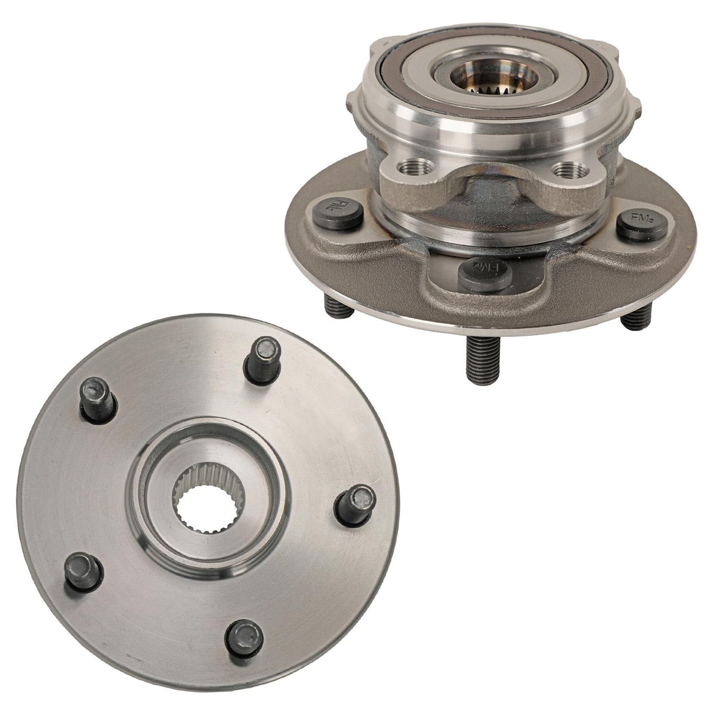 Detroit Axle - 2 Front Wheel Bearing Hub Assembly for Chevy Malibu 2013-2015 Impala 14-17, for Buick Lacrosse Regal 11-17 Cadillac XTS CTS 14-16, for GMC Terrain Equinox 10-17, 5 Lugs Replacement