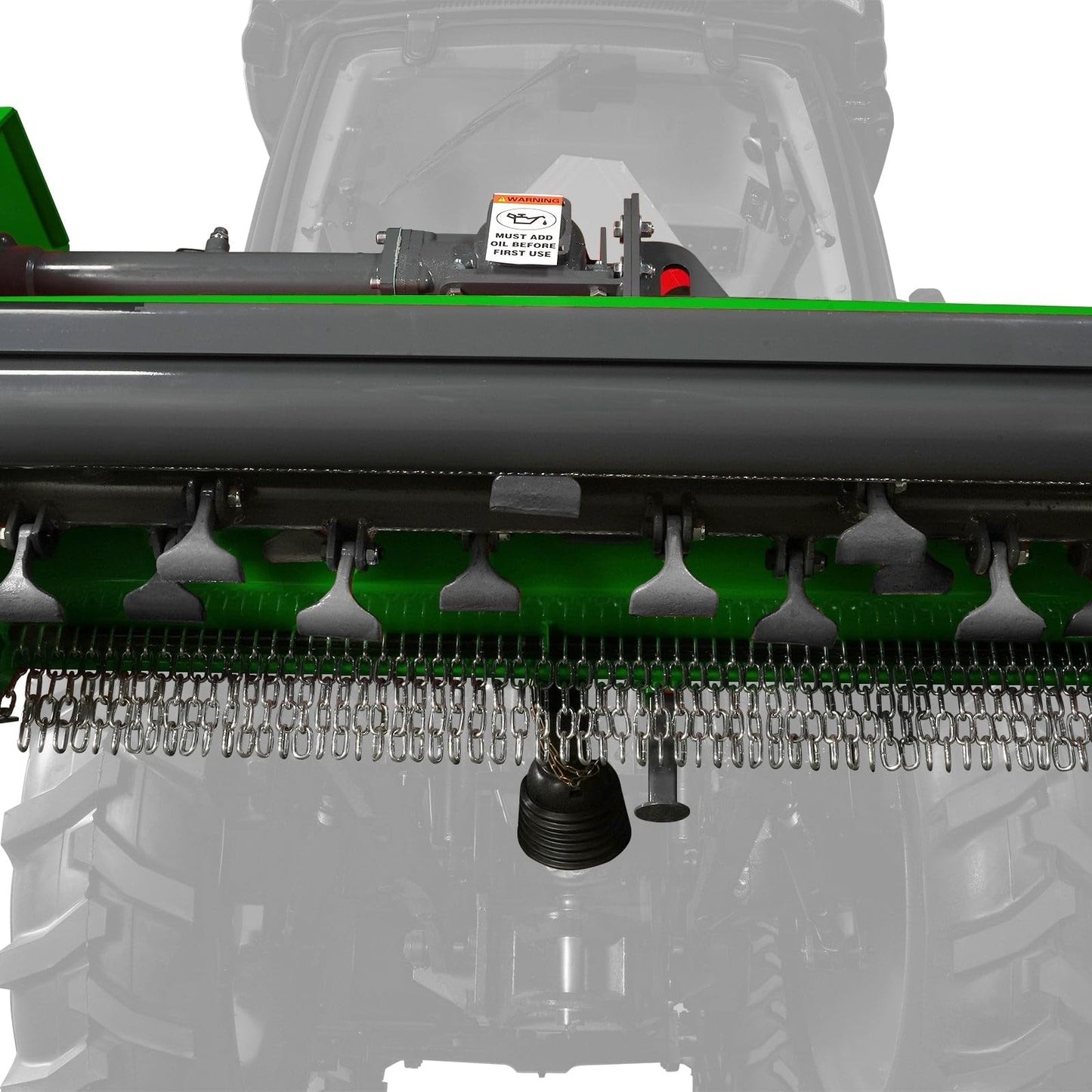 MechMaxx 60'' inch PTO Powered 3 Point Standard Duty Flail Mower for 15-35hp Tractor, NOT Suitable for Quick Hitch, Model EFS60 Orange