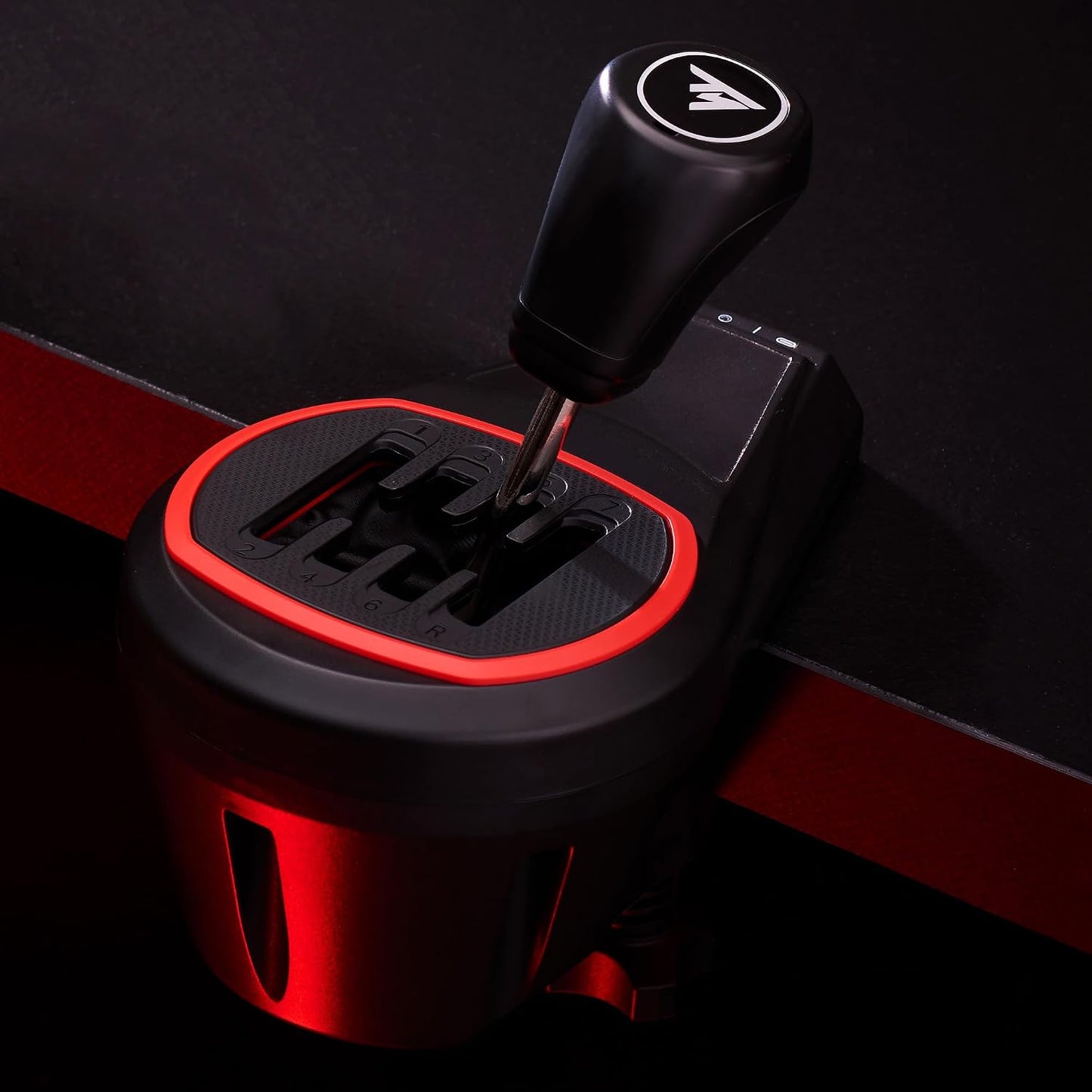 Thrustmaster TH8S Sim Racing Gear Shifter Add-On - PS5, XBOX & PC | H-pattern, 7 gears plus reverse, metal lever, works with Thrustmaster wheels, for rally, F1, NASCAR, farming and racing games