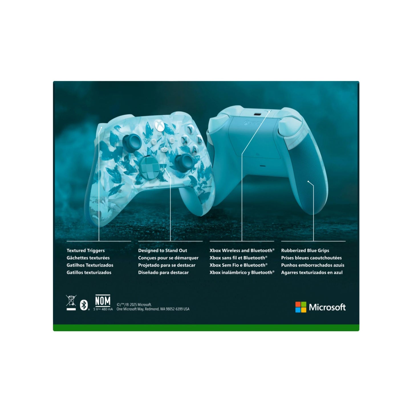 Xbox Wireless Gaming Controller | Ice Breaker Special Edition | Console, PC, and Android | Textured Grip | Wireless, Bluetooth, USB-C Connectivity