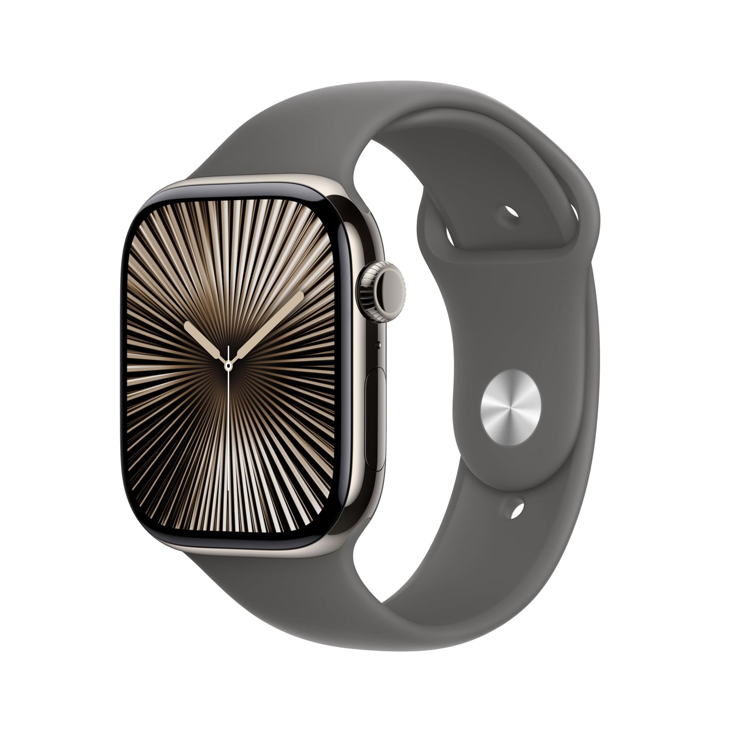 Apple Watch Series 10 [GPS + Cellular 42mm case] Smartwatch with Jet Black Aluminum Case with Black Sport Band - M/L. Fitness Tracker, ECG App, Always-On Retina Display, Water Resistant