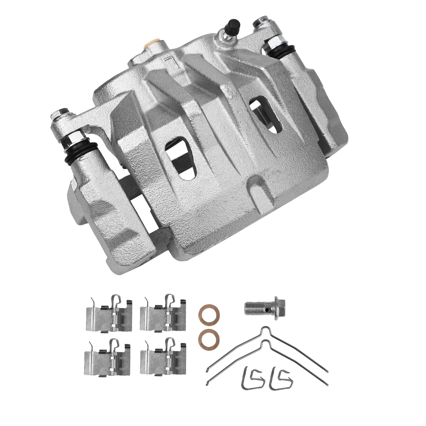 Detroit Axle - Front Brake Kit for 06-11 Honda Civic 2006 2007 2008 2009 2010 2011 Disc Brake Rotors Ceramic Brakes Pads Replacement Brake Kit