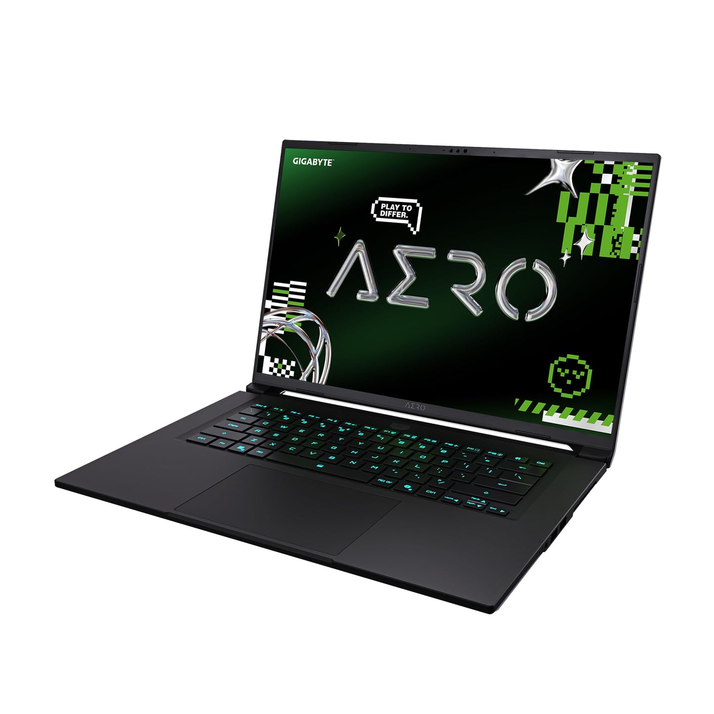 GIGABYTE AERO X16, Copilot+ PC - 165Hz 2560x1600 WQXGA - Manufactured by NVIDIA GeForce RTX 5070 - AMD Ryzen AI 9 HX 370-1TB SSD with 32GB DDR5 RAM - Windows 11 Home - Space Gray - 2WHA3USC64AH