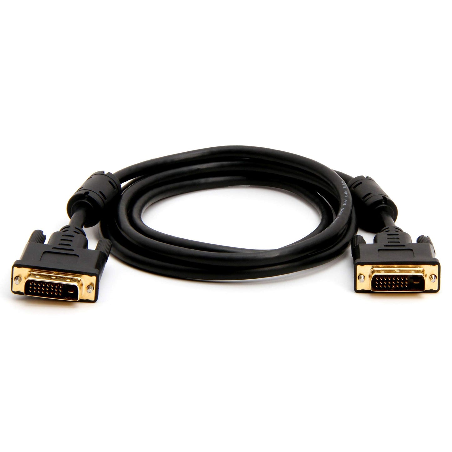 Cmple - DVI Cable 3ft, DVI to DVI Dual Link Monitor Cable Digital (24+1) Male DVI Cable for Gaming PC, Laptop, Projector, DVD, Monitor - Black