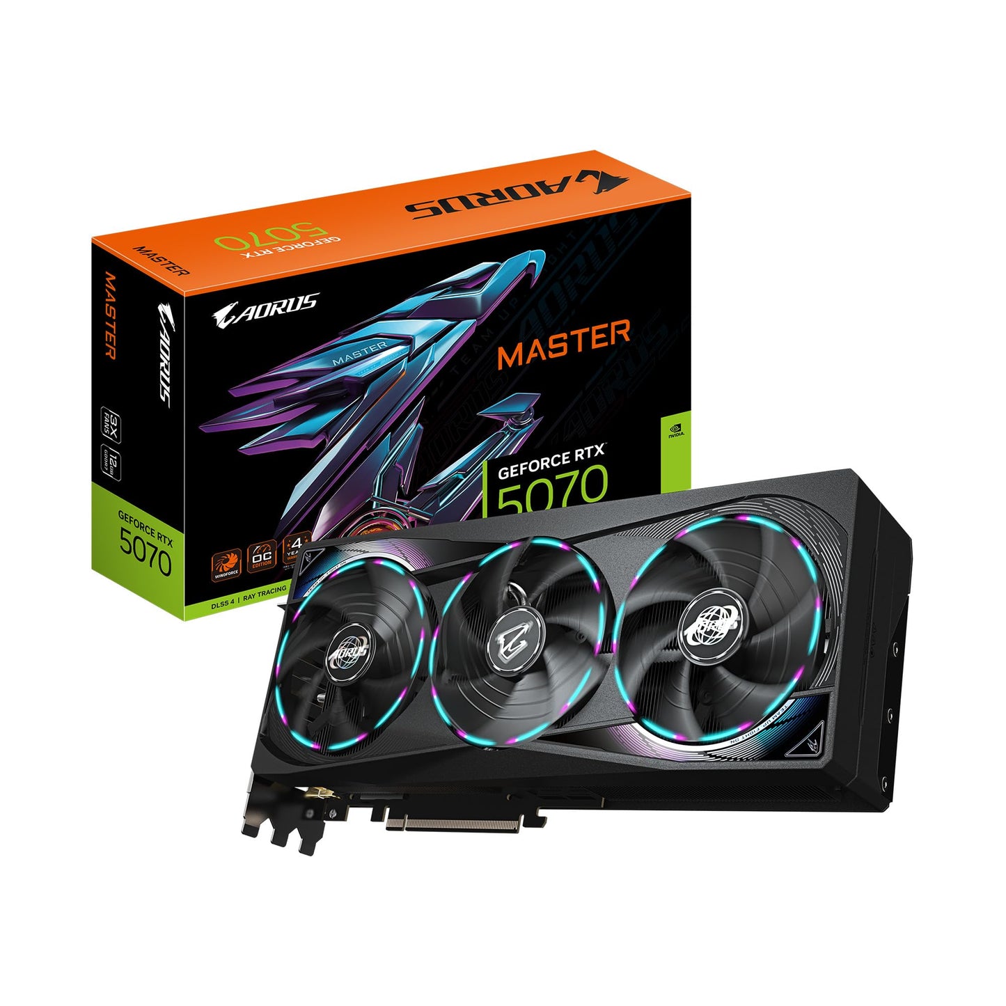 GIGABYTE GeForce RTX 5070 Gaming OC 12G Graphics Card, 12GB 192-bit GDDR7, PCIe 5.0, WINDFORCE Cooling System, GV-N5070GAMING OC-12GD Video Card