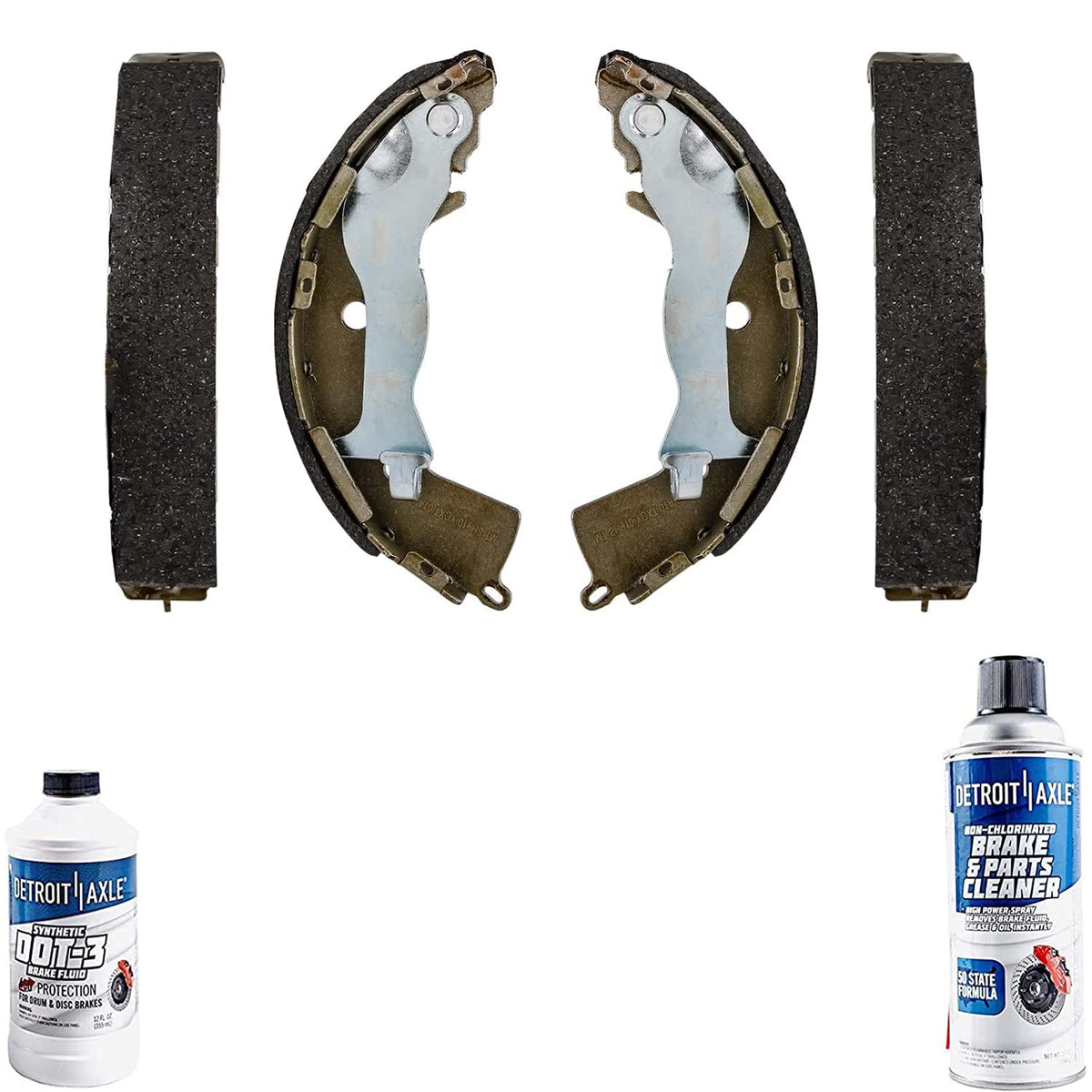 Detroit Axle - Rear Brake Rotors Pads for 2019-2026 Chevy Silverado 1500