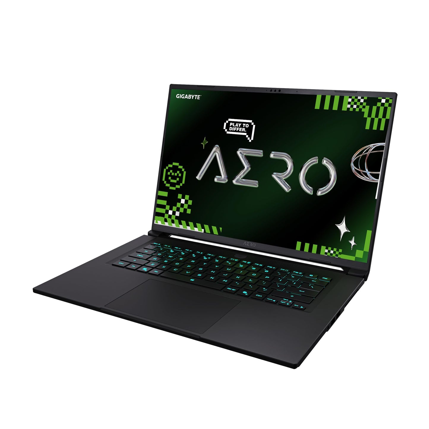 GIGABYTE AERO X16, Copilot+ PC - 165Hz 2560x1600 WQXGA - Manufactured by NVIDIA GeForce RTX 5070 - AMD Ryzen AI 9 HX 370-1TB SSD with 32GB DDR5 RAM - Windows 11 Home - Space Gray - 2WHA3USC64AH