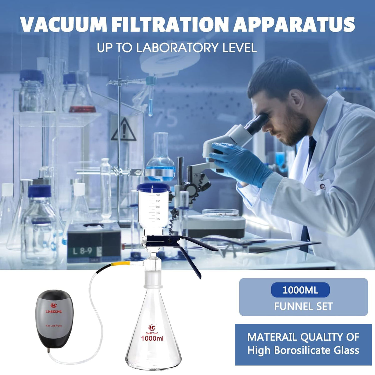 GTE Vacuum Filtration Apparatus – Gold, Silver & Copper Refining Equipment