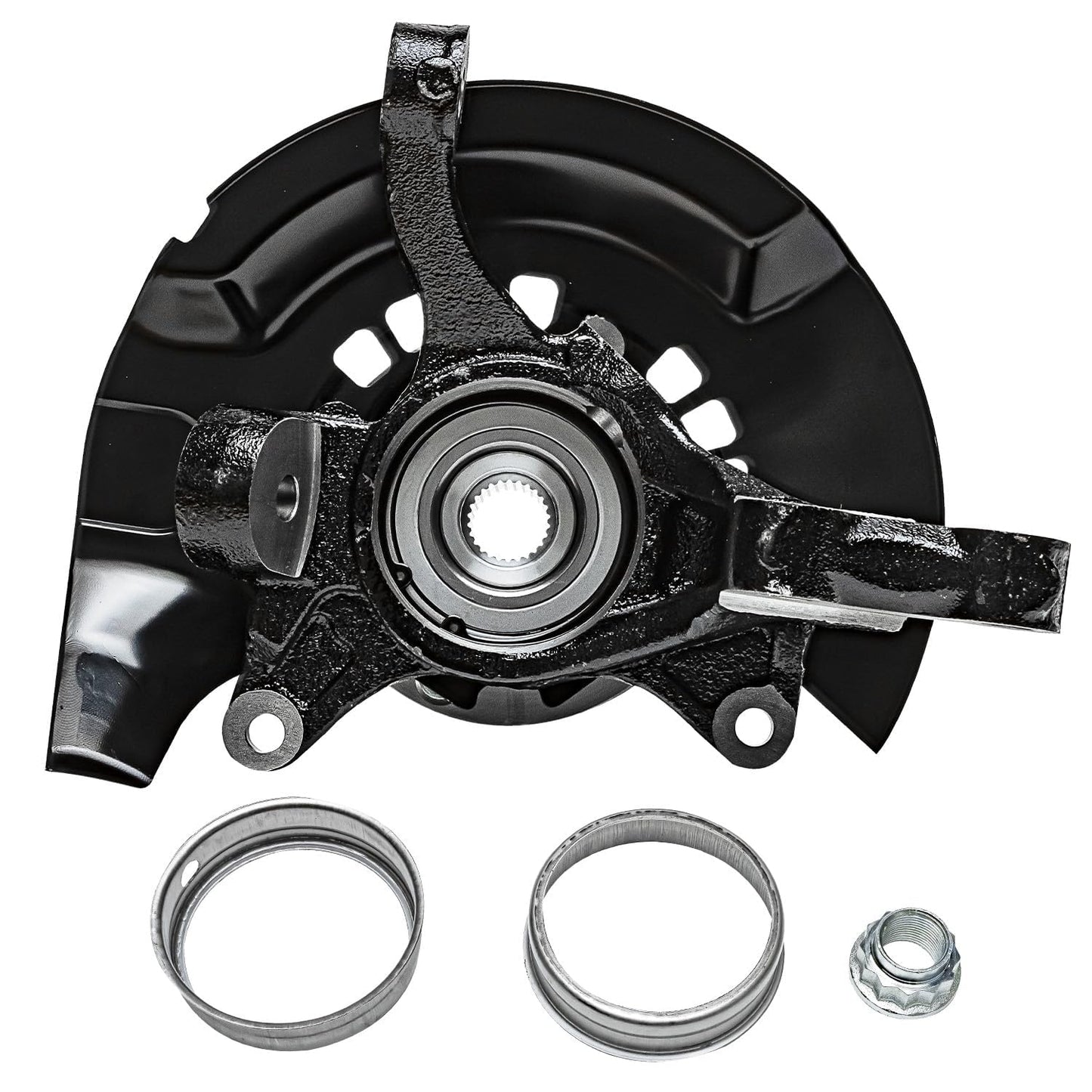 Detroit Axle - 6pc Rear Brake Kit for 2005-2016 Honda CR-V 2010-2018 RDX 2010 2011 2012 2013 2014 2015 2016 Disc Brake Rotors Ceramic Brakes Pads Replacement