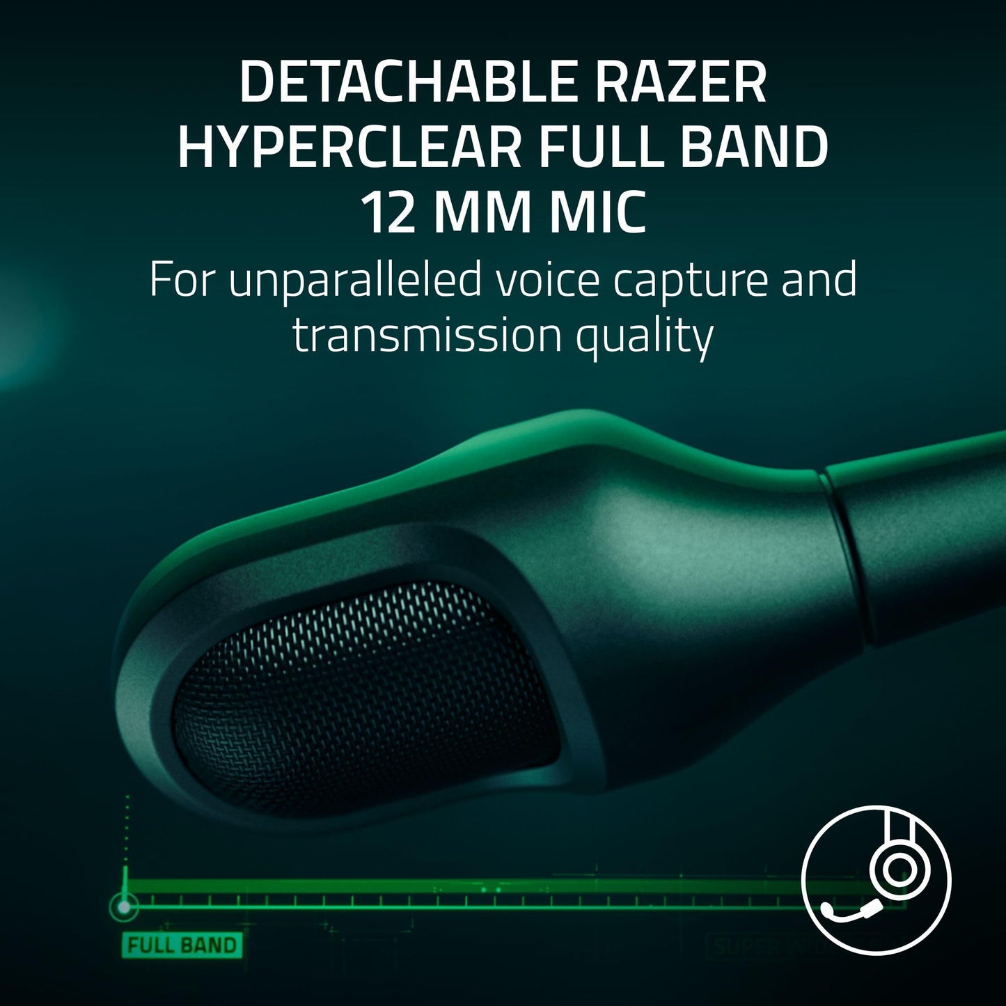 Razer BlackShark V3 Pro Wireless ANC Gaming Headset for PC: Full Band Mic - 50mm Drivers - 2.4 GHz, Bluetooth, USB, 3.5mm - Works with Mac, PS5, Nintendo Switch, Smartphone - 70 Hr Battery - Black
