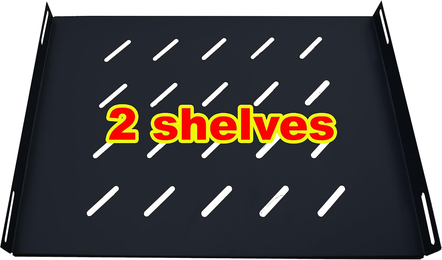 Server Rack – Wall Mount Rack - Locking Cabinet for Network - Electronics - Security - Audio - Video - AV Equipment - Data Rack - Legs/Power Strip/Shelf/Fan - 24-Inch Deep Sysracks… (15U)