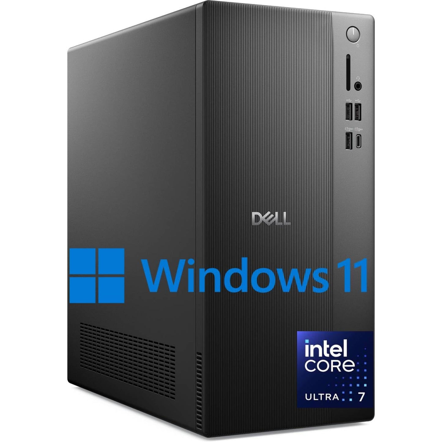Dell 2025 ECT1250 Business Desktop - Intel Ultra 5-225, (10 Core Processor 10 Threads), 16GB DDR5 Memory, 512GB PCIe SSD, Ultra-Quiet Design, Dual 4K Monitor Support, Keyboard and Mouse, Windows 11