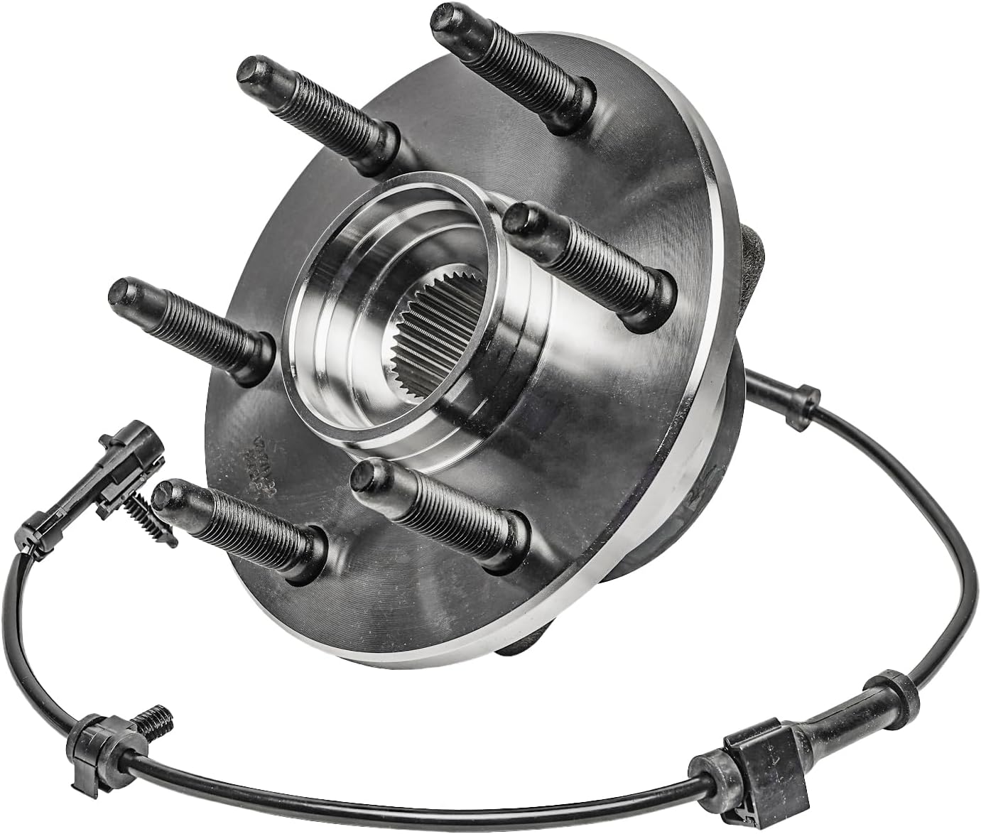 Detroit Axle - 4WD Front Wheel Bearing Hubs for Chevy GMC Silverado Sierra Avalanche Yukon XL Suburban 1500 Tahoe Cadillac Escalade ESV EXT, Wheel Bearing and Hub Assembly Set Replacement Pair Hubs