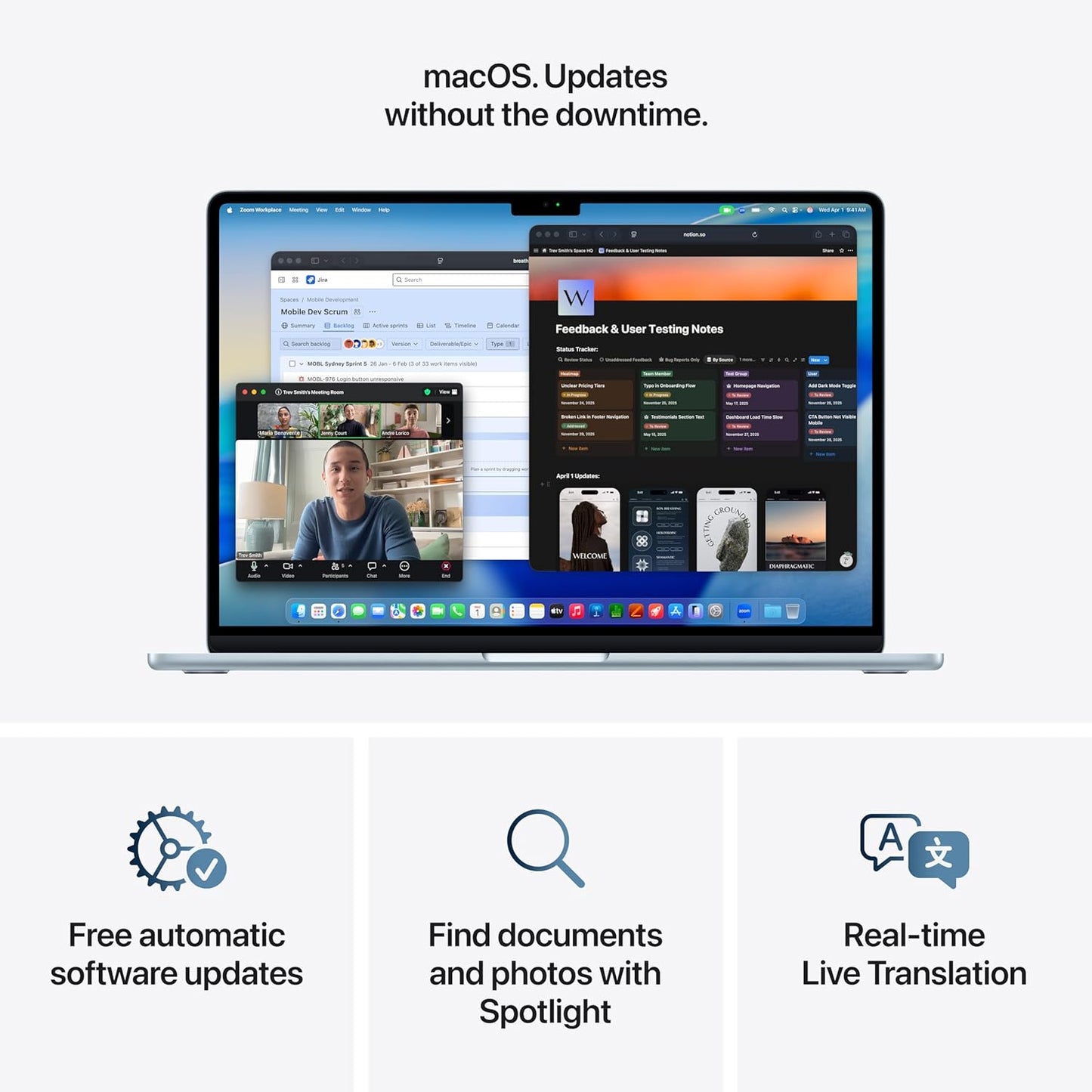 Apple MacBook Air 15-inch Laptop with M5 chip: 15.3-inch Liquid Retina Display, 32GB Unified Memory, 1TB SSD, Midnight