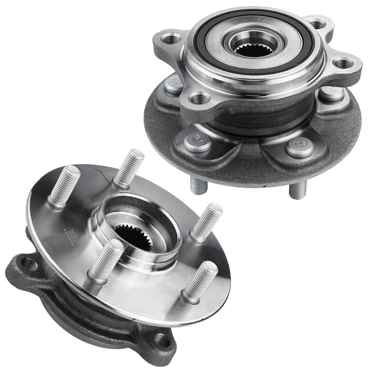 Detroit Axle - Pair 2WD Front Wheel Bearing Hub Assembly for 99-06 Chevy Silverado Sierra 1500, 00-06 Suburban 1500 Tahoe Yukon GMC Yukon XL 1500, 02-06 Cadillac Escalade 6 Lugs [with ABS]