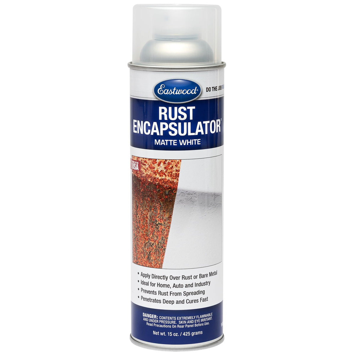 Eastwood Rust Encapsulator Aerosol | Quick Drying with UV Resistance and Heat Resistance up to 400 Degrees Fahrenheit | 15 Oz, Black | 2 Pack