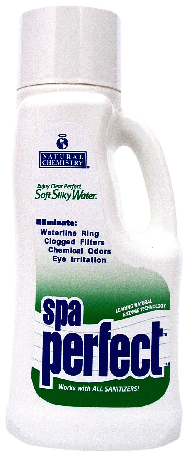 Natural Chemistry Spa Perfect, 2 Liter, Single Pack | Makes Water Feel Soft & Silky, Removes Waterline Ring, Clogged Filters & Eye Irritation, Works with All Sanitizing Systems