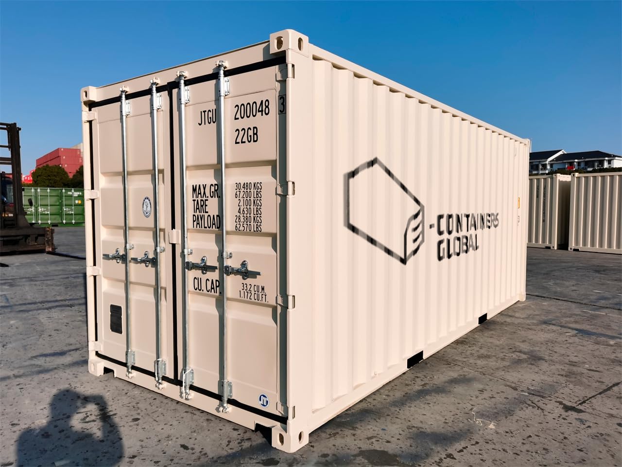 ECONTAINERS Shipping Container 40FT HC New | Steel Storage, Transport and Construction Container (40ft)
