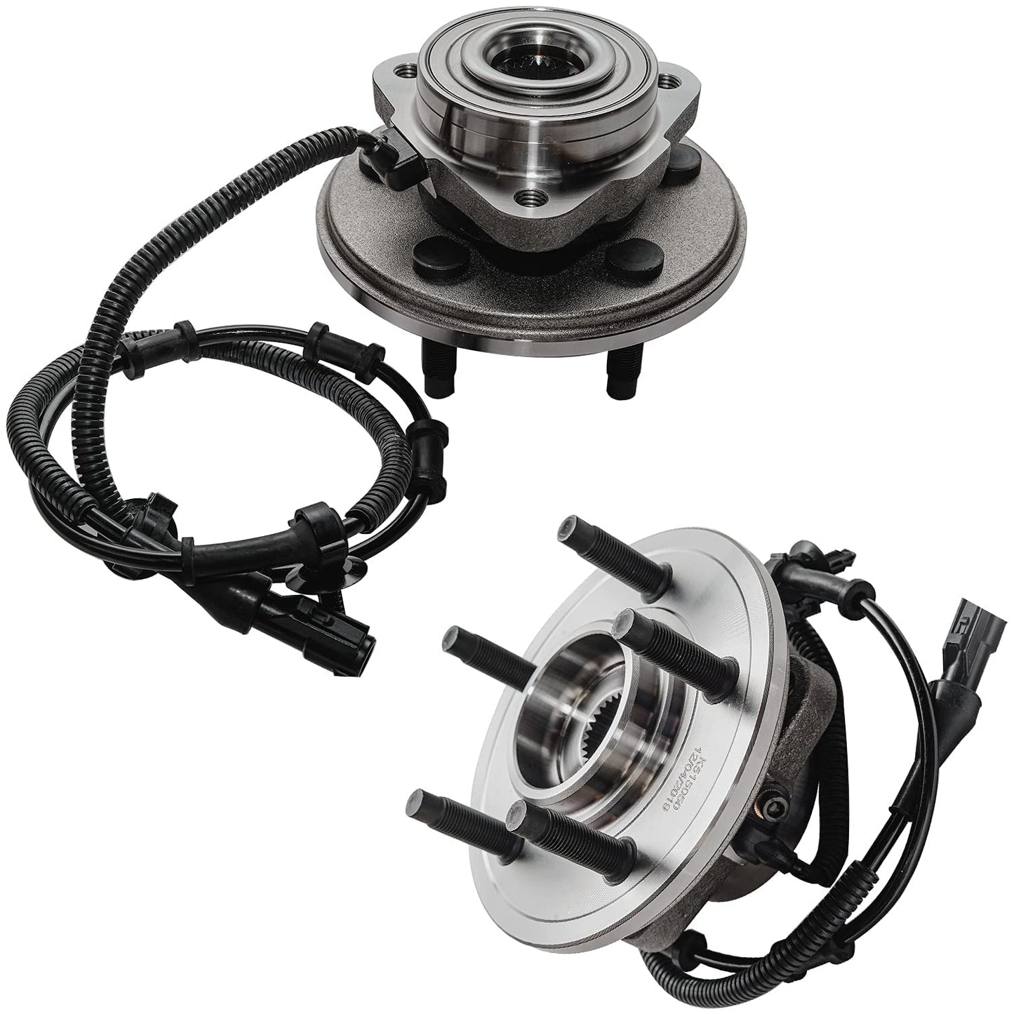 Detroit Axle - Brake Kit for 2006-2018 Dodge Ram 1500 2007-2009 Durango Chrysler Aspen 2019-2024 Ram 1500 Classic, Drilled Slotted Brake Rotors and Ceramic Brakes Pads w/Hardware Replacement