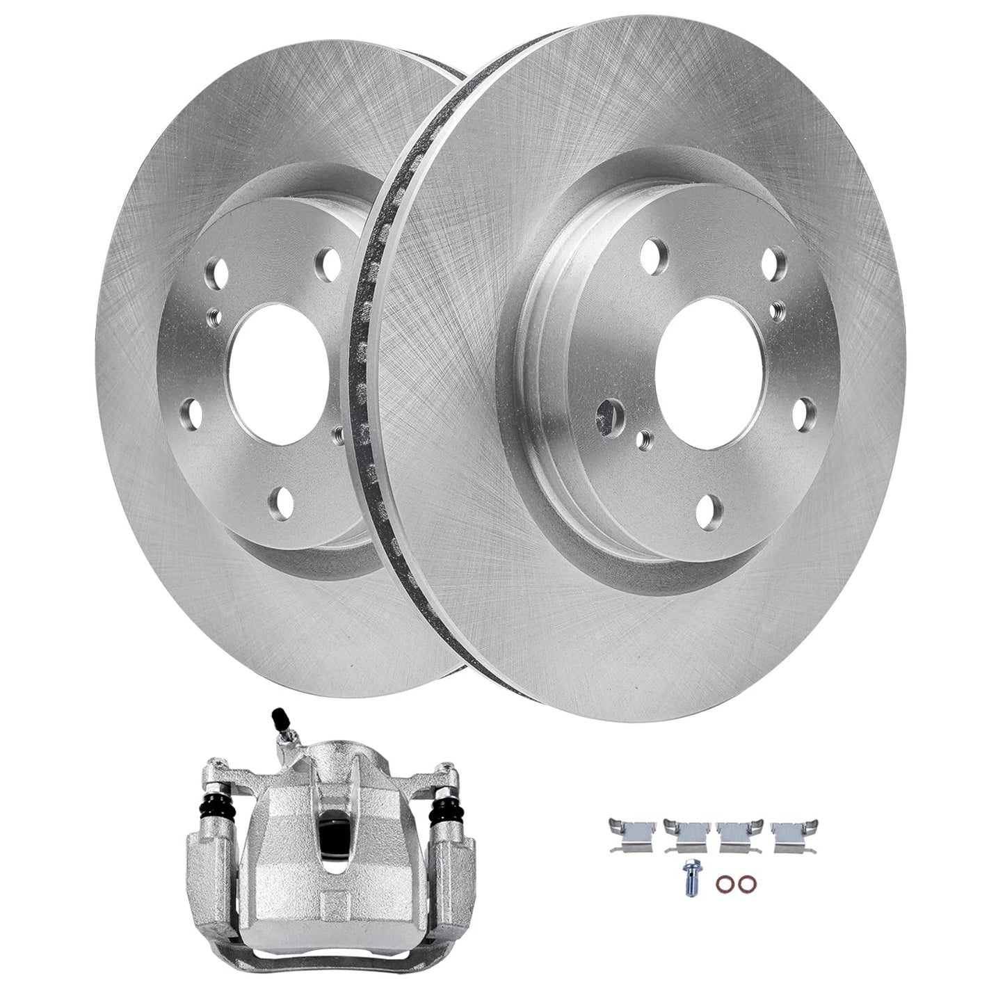 Detroit Axle - Front Brake Kit for Chevy GMC Silverado Sierra Suburban Savana Express Yukon XL 1500 Tahoe Avalanche Escalade ESV EXT XTS Brake Rotors Ceramic Brakes Pads : 12.99" inch Rotor