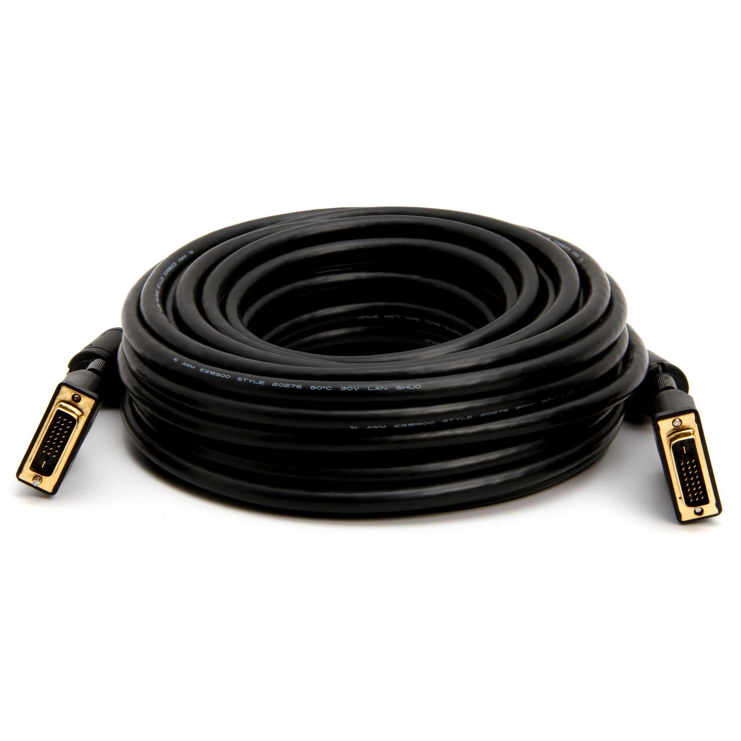 Cmple - DVI Cable 3ft, DVI to DVI Dual Link Monitor Cable Digital (24+1) Male DVI Cable for Gaming PC, Laptop, Projector, DVD, Monitor - Black
