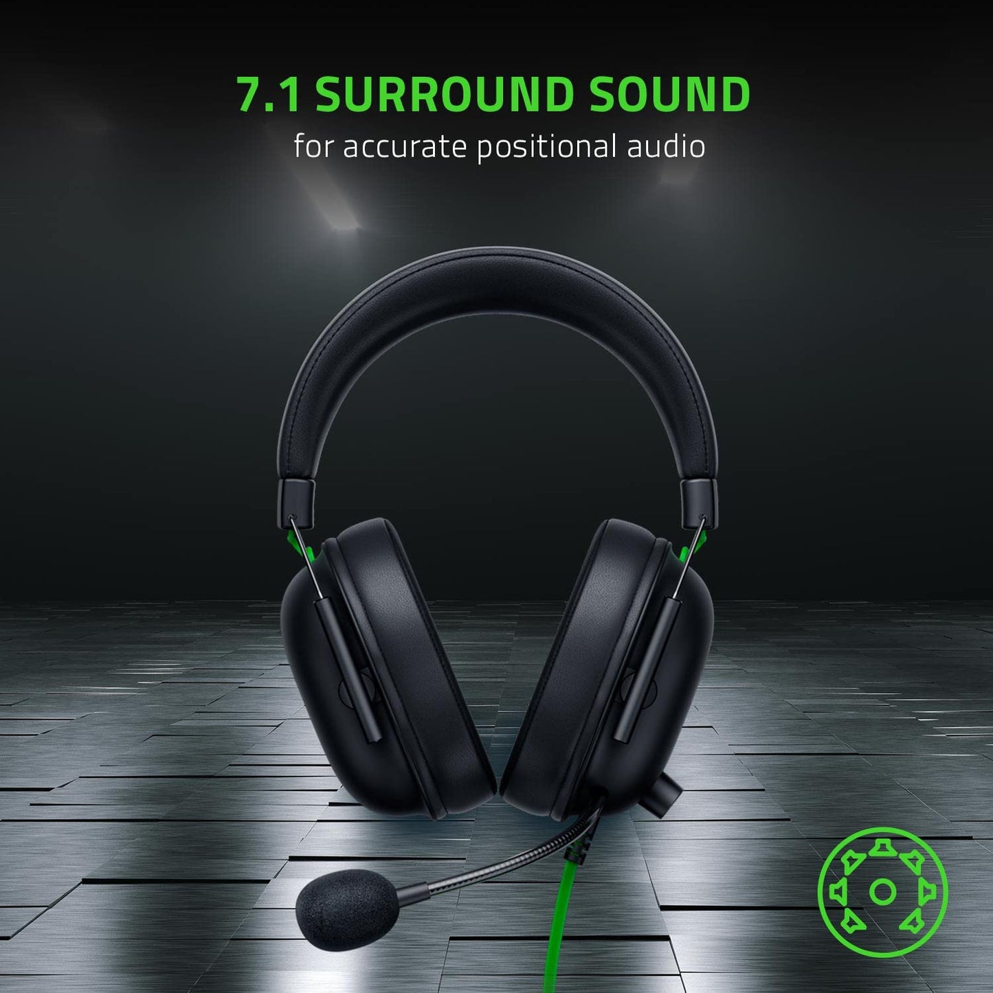 Razer BlackShark V2 X Xbox Gaming Headset: 50mm Drivers - Cardioid Mic - Lightweight - Comfortable, Noise Isolating Earcups - for Xbox Series X, Series S, PS5, PC, Switch via 3.5mm Audio Jack - Black