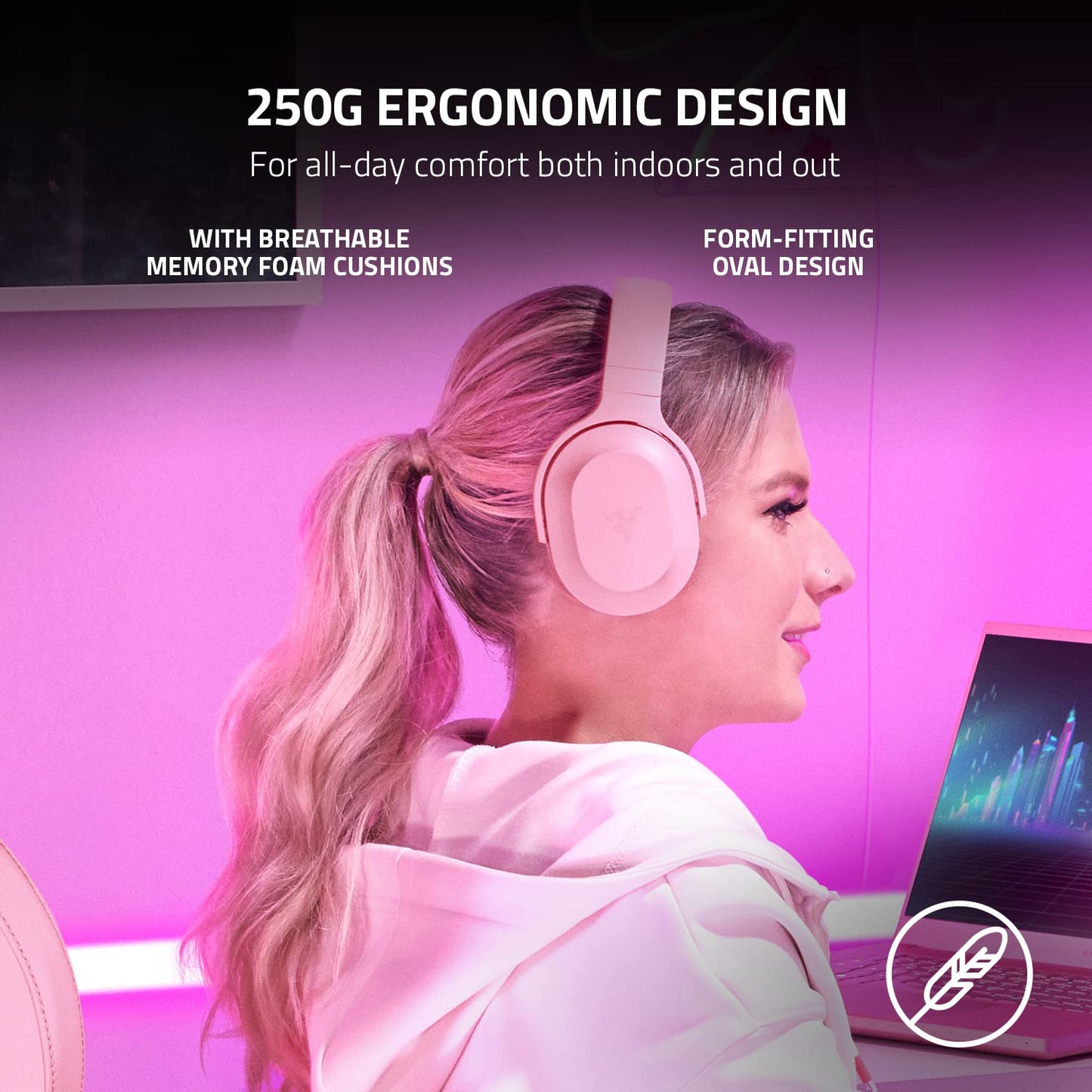 Razer Barracuda X Wireless Gaming & Mobile Headset (PC, PlayStation, Switch 2, Android, iOS): 2.4GHz Wireless + Bluetooth - Lightweight - 40mm Drivers - Detachable Mic - 50 Hr Battery - Black