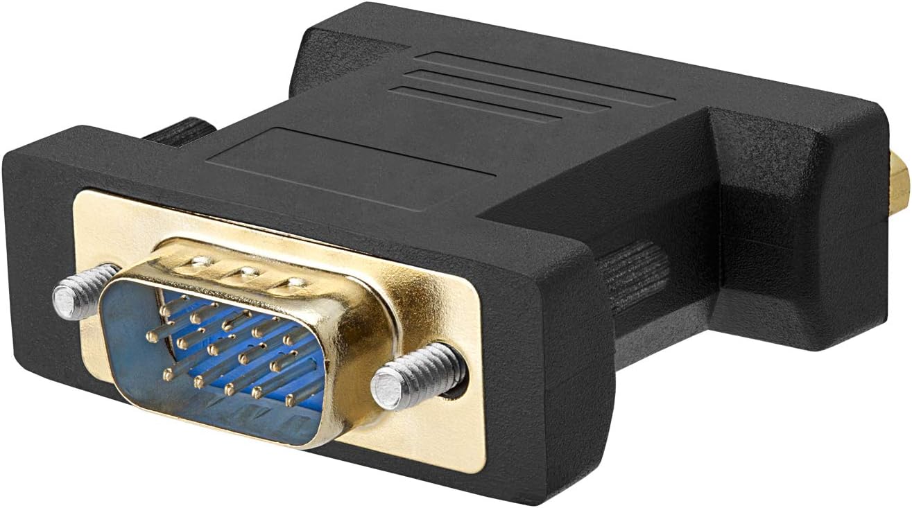 Cmple - DVI-A Female to HD15 (VGA) Male Adapter Gold