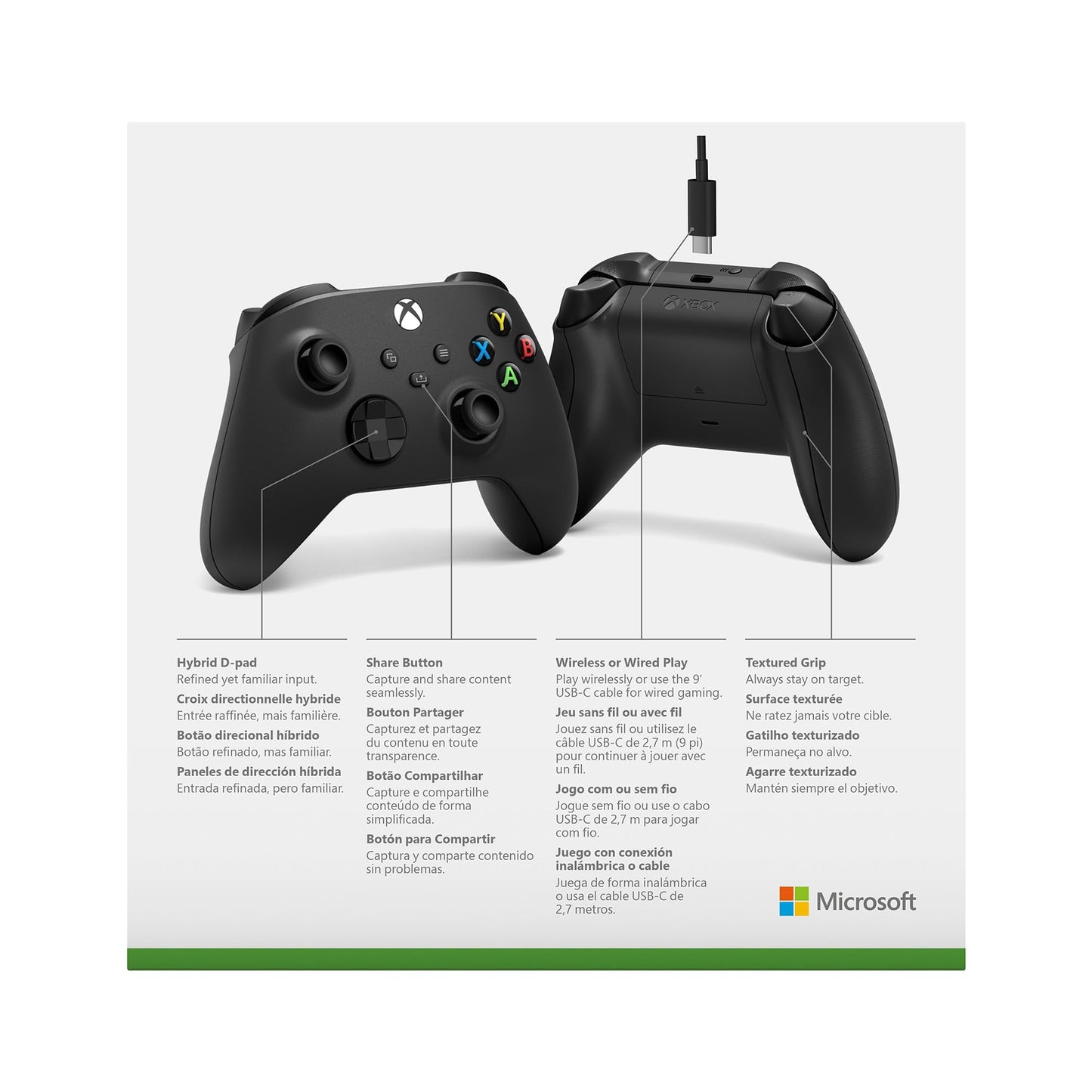 Xbox Wireless Gaming Controller | Ice Breaker Special Edition | Console, PC, and Android | Textured Grip | Wireless, Bluetooth, USB-C Connectivity