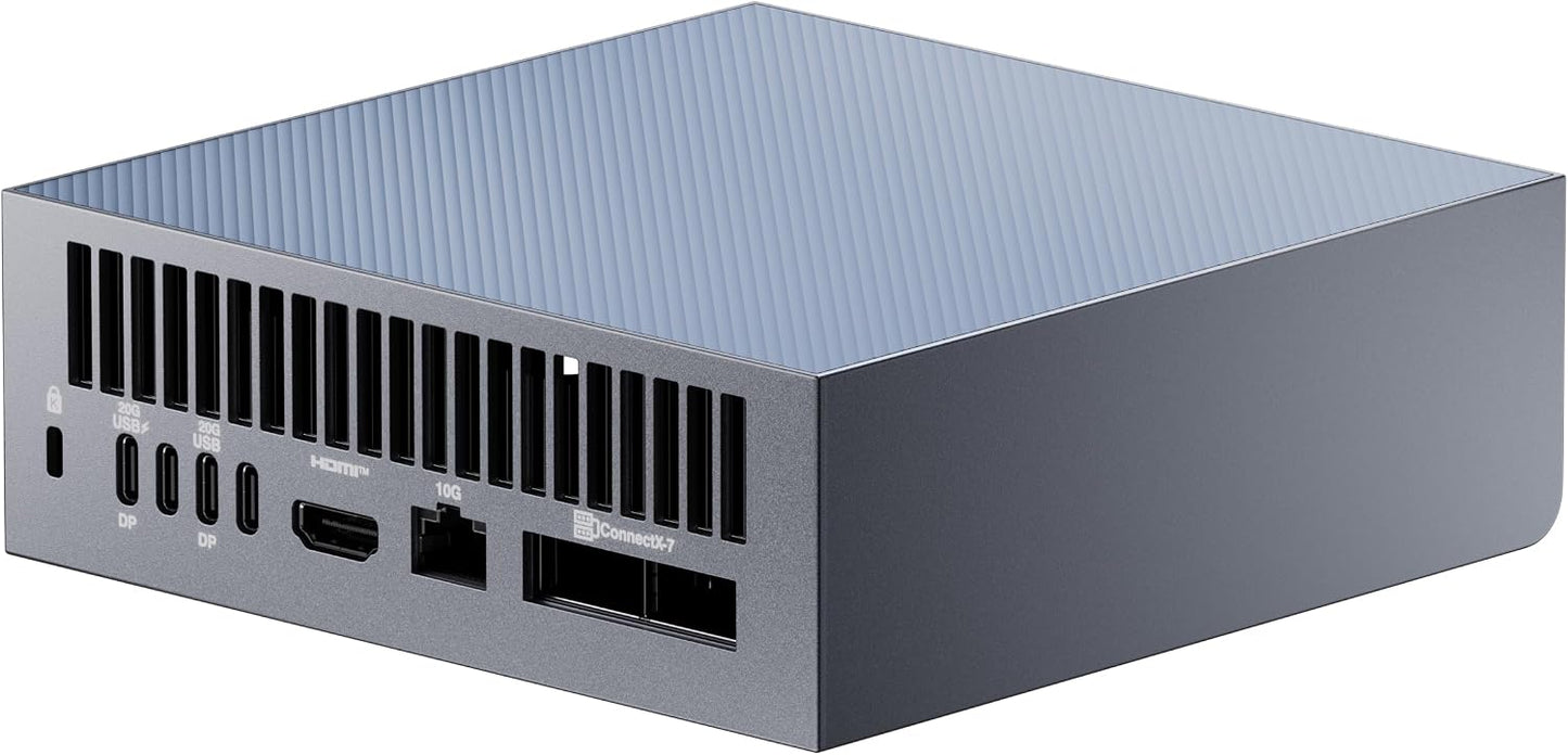 ASUS Ascent GX10 AI Supercomputer, DGX Spark, NVIDIA GB10 Superchip, 128GB LPDDR5x, 1TB PCIe Gen4 NVMe SSD, Wi-Fi 7 & BT5.4, Agentic AI Ready, Supports OpenClaw, NemoClaw, Stackable Chassis