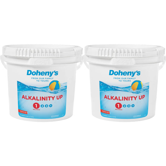 Doheny's Alkalinity Up | Pool Alkalinity Increaser | Raises Total Alkalinity & pH | Water Balancer | Fast Acting | Reduces Corrosion | Proudly Made in USA | 25 lb