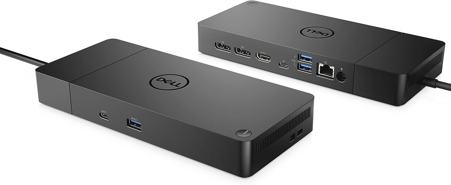 Dell Dock WD19S 180W WD19S-180W, Wired, USB 3.2, 0DELL-WD19S180W, 99111874 (WD19S-180W, Wired, USB 3.2 Gen 2 (3.1 Gen 2) Type-C, 10,100,1000 Mbit/s, Black, 5120 x 2880 Pixels, DC)