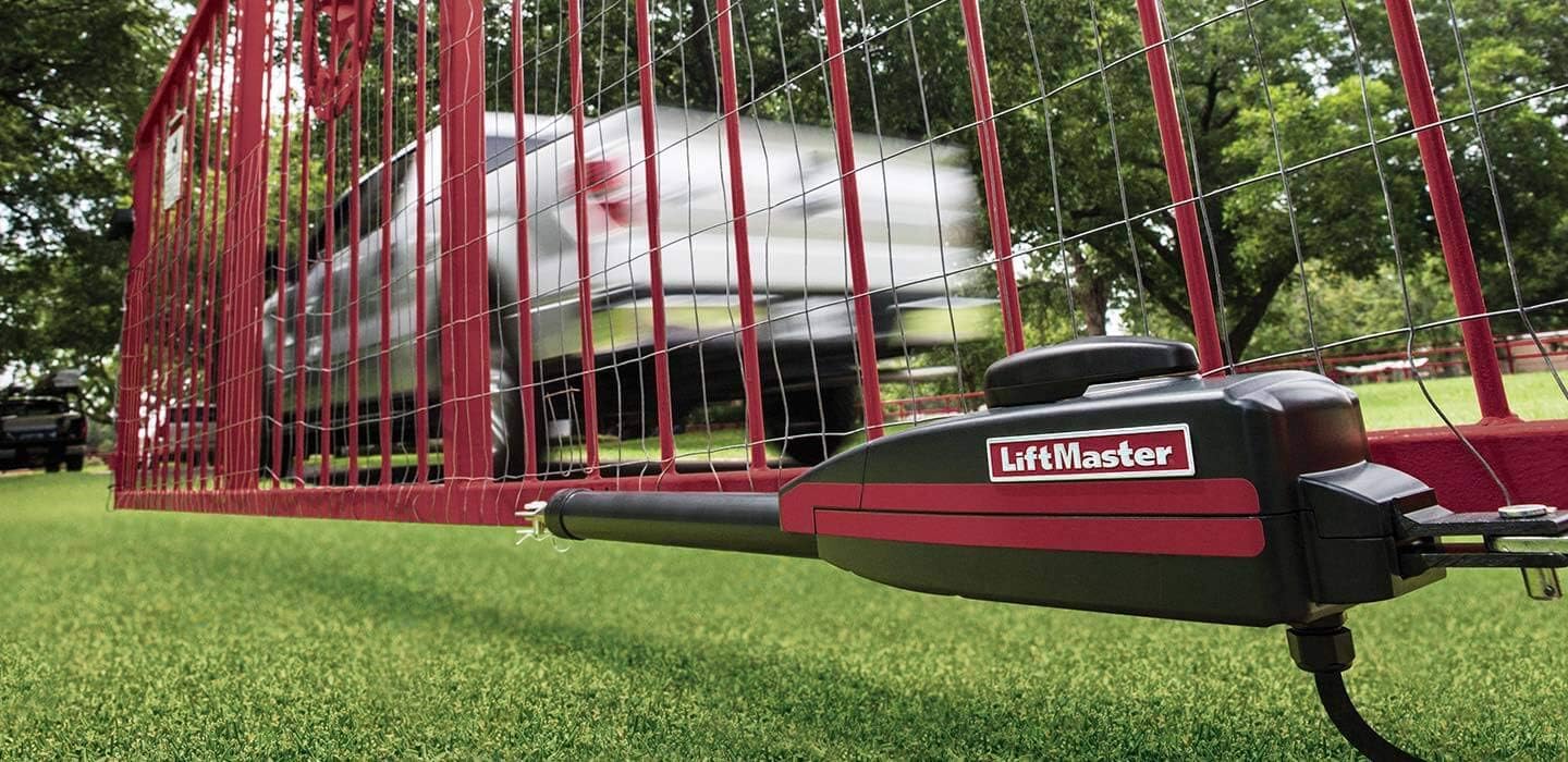 Liftmaster LA400PKGUL Dual Swing Gate Opener Kit, Battery Backup, Receiver & Photocell, Gate Sensor Included!