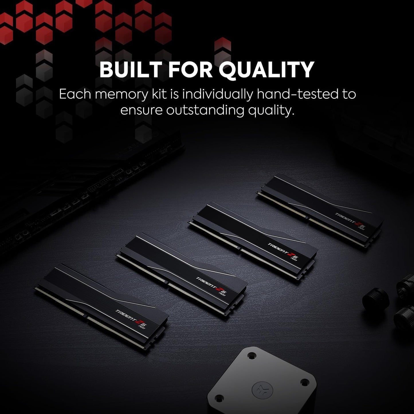 G.SKILL Trident Z5 Neo Series DDR5 RAM (AMD Expo) 64GB (2x32GB) 6000MT/s CL30-40-40-96 1.40V Desktop Computer Memory U-DIMM - Matte Black (F5-6000J3040G32GX2-TZ5N)