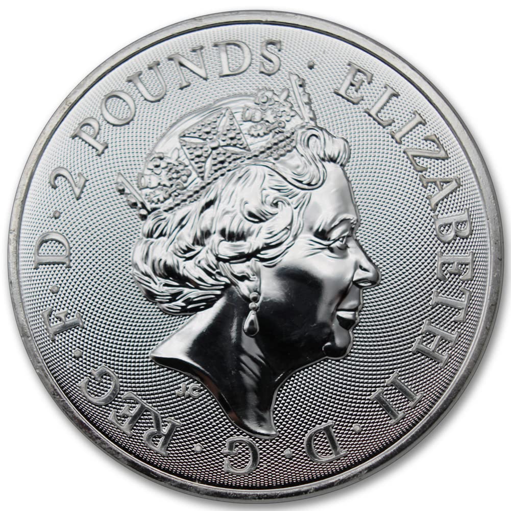 2022-1 oz Silver Britannia Coin Brilliant Uncirculated (BU) with a Certificate of Authenticity £2 Seller BU