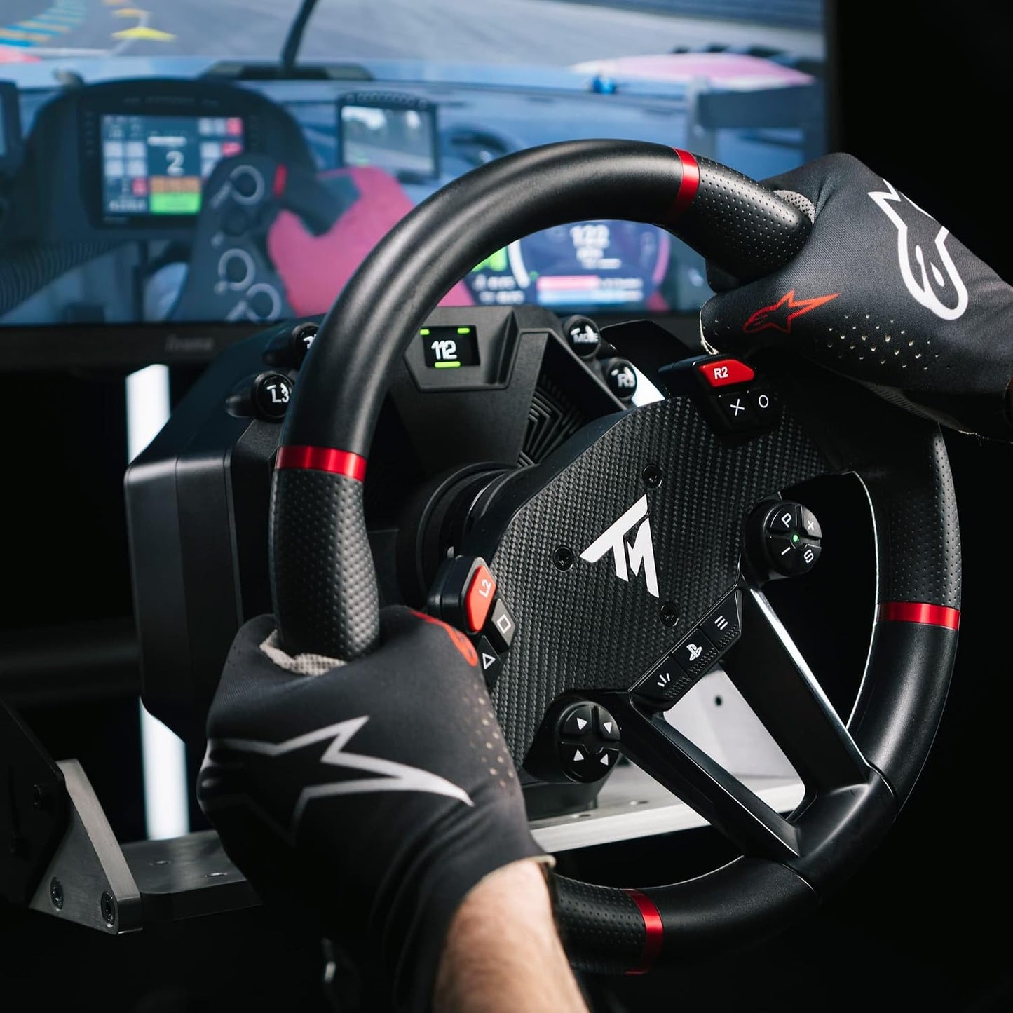 Thrustmaster T598 Direct Drive Racing Wheel & Pedal Set - PS5 & PC | Direct drive motor with magnetic paddles and pedal set for racing, simulation and gaming