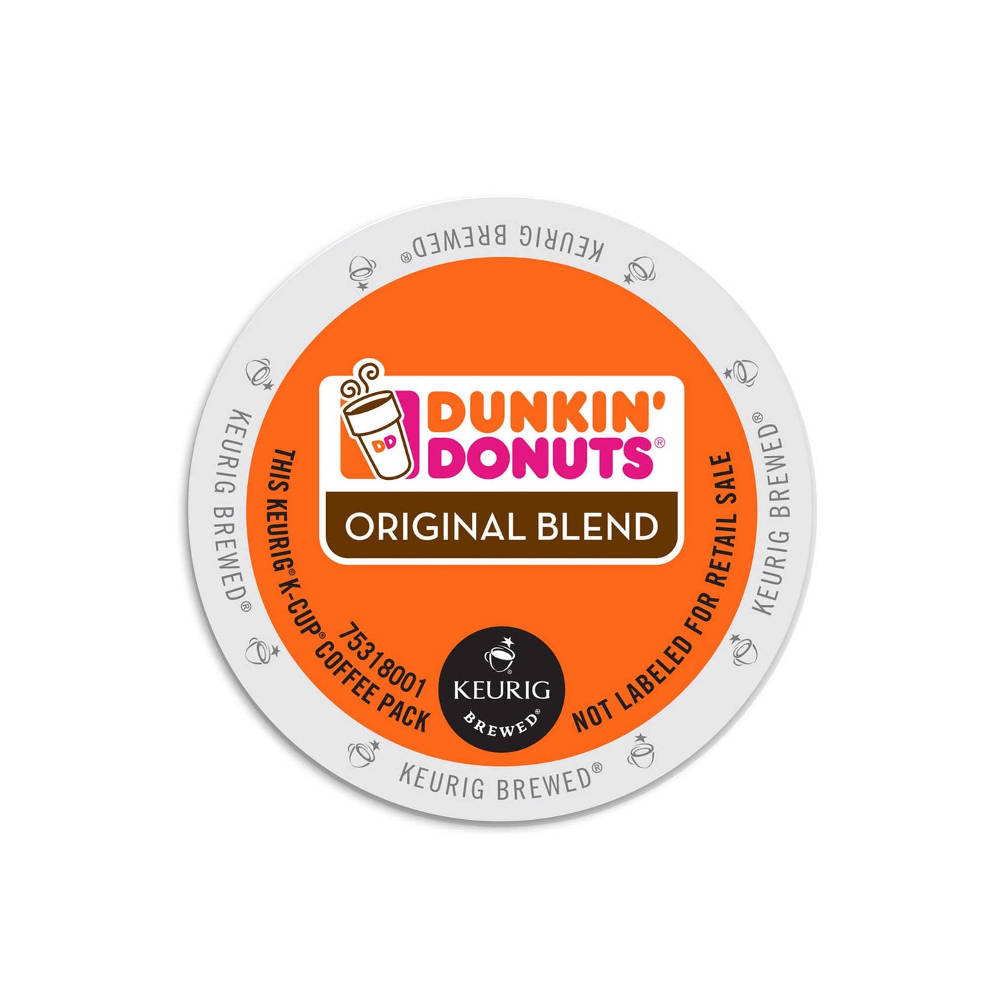 Dunkin' Donuts 2091512 Original Blend Coffee K-Cup Pods Medium Roast 44/Box (006933)
