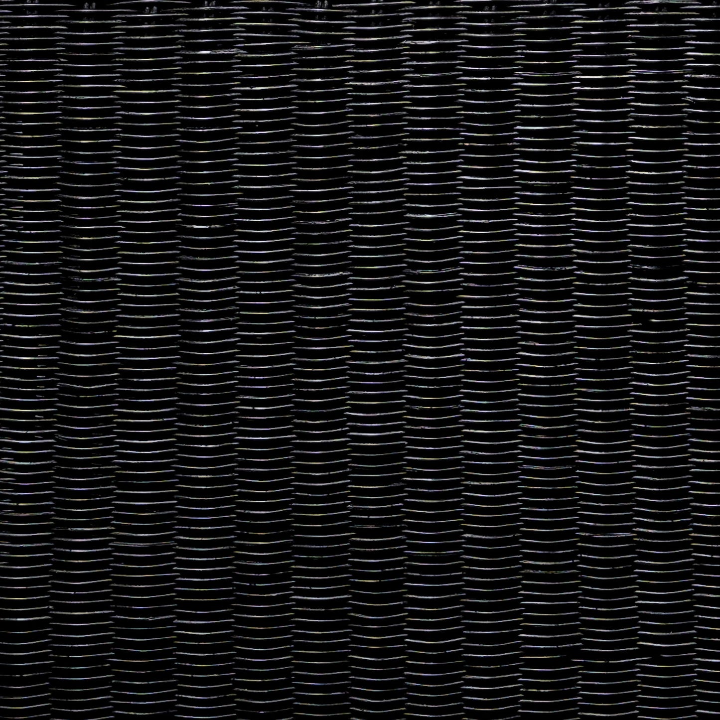 Cahya Woven Rattan Square End Table Black