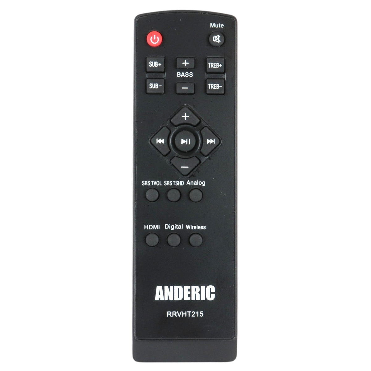 Anderic Substitute for Vizio VHT210 Home Theater Remote Control [RRVHT215]